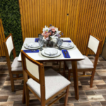 CONJUNTO NAYARA C/ 4 CADEIRAS SENA