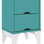 MESA DE CABECEIRA TWISTER 2 GAVETAS