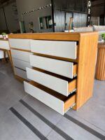COMODA 8 GAVETAS ESPANHA 100% MDF - Imagem 2