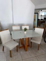 CONJUNTO MESA EMILY C/ 4 CADEIRAS SIMONE - Imagem 3