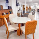 CONJUNTO SALA DE JANTAR BOM PASTOR NEW RIVER + 4 CADEIRAS VERSATI