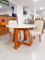 CONJUNTO SALA DE JANTAR BOM PASTOR NEW RIVER + 4 CADEIRAS VERSATI - Imagem 3